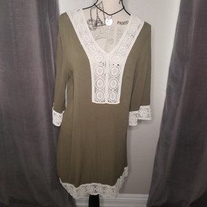 Green Boho Dress